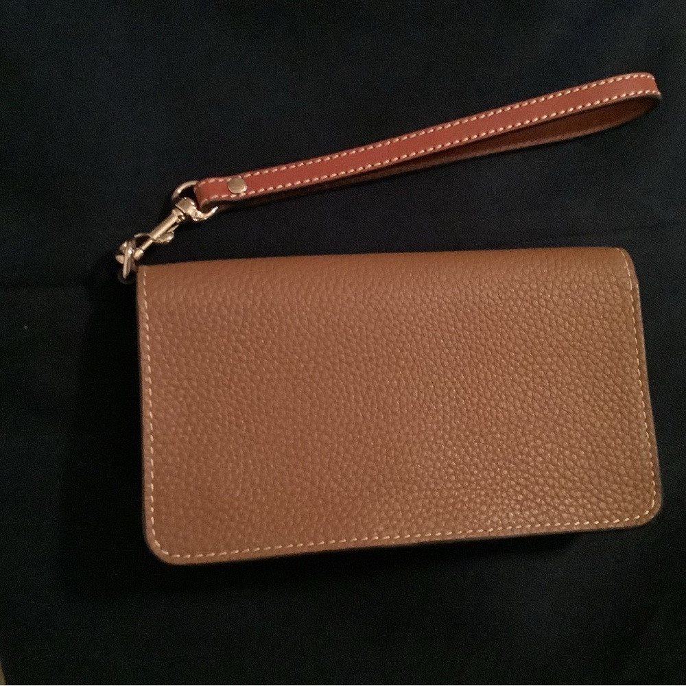 Dooney & Bourke Pebble Grain Fey Phone Wristlet - Picture 2 of 5